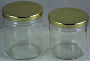 Clear Round Jar Candles