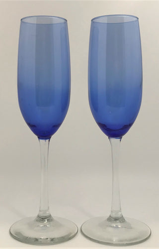 Champagne Glass Colored