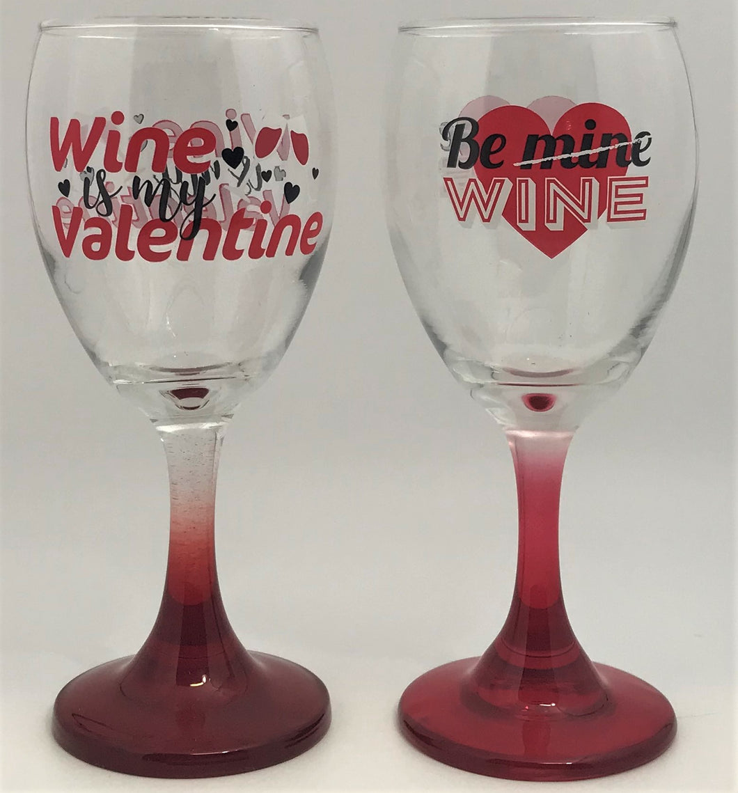 Valentines Wineglass